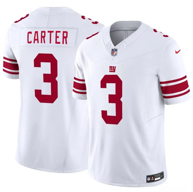 New York Giants #3 Abdul Carter White 2026 F.U.S.E. Vapor Untouchable Limited Stitched Jersey - Zenithce