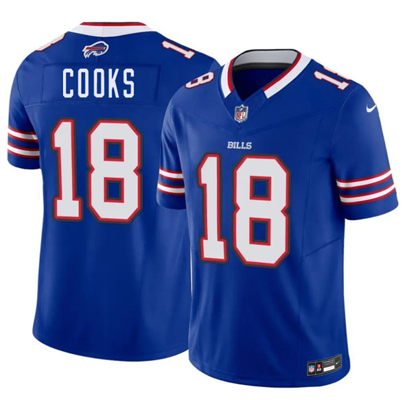 Buffalo Bills #18 Brandin Cooks Blue 2025 F.U.S.E. Vapor Untouchable Limited Stitched Jersey - Zenithce