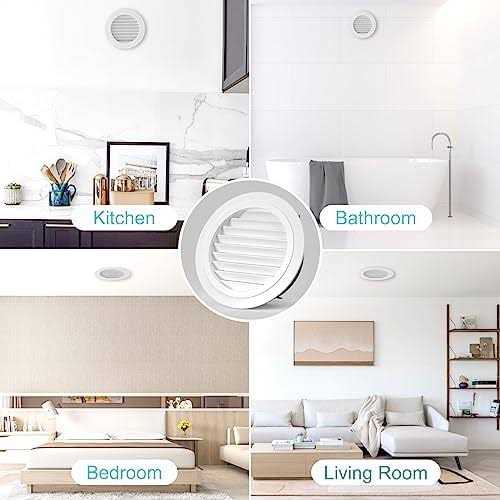 HG Power Air Vent Covers ABS Adjustable Soffit Vent - Zenithce