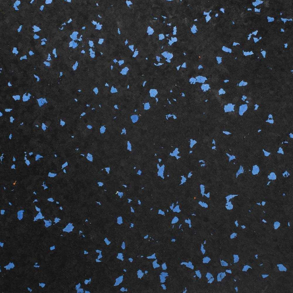 Courage GymFloor Rubber Gym Flooring Rolls Blue 48 in. x 180 in. x - Zenithce