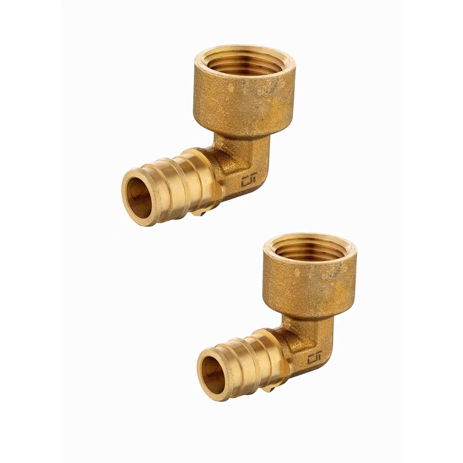 EFIELD Pex A Full Flow Expansion Brass Fittings 1/2 Elbow - Zenithce