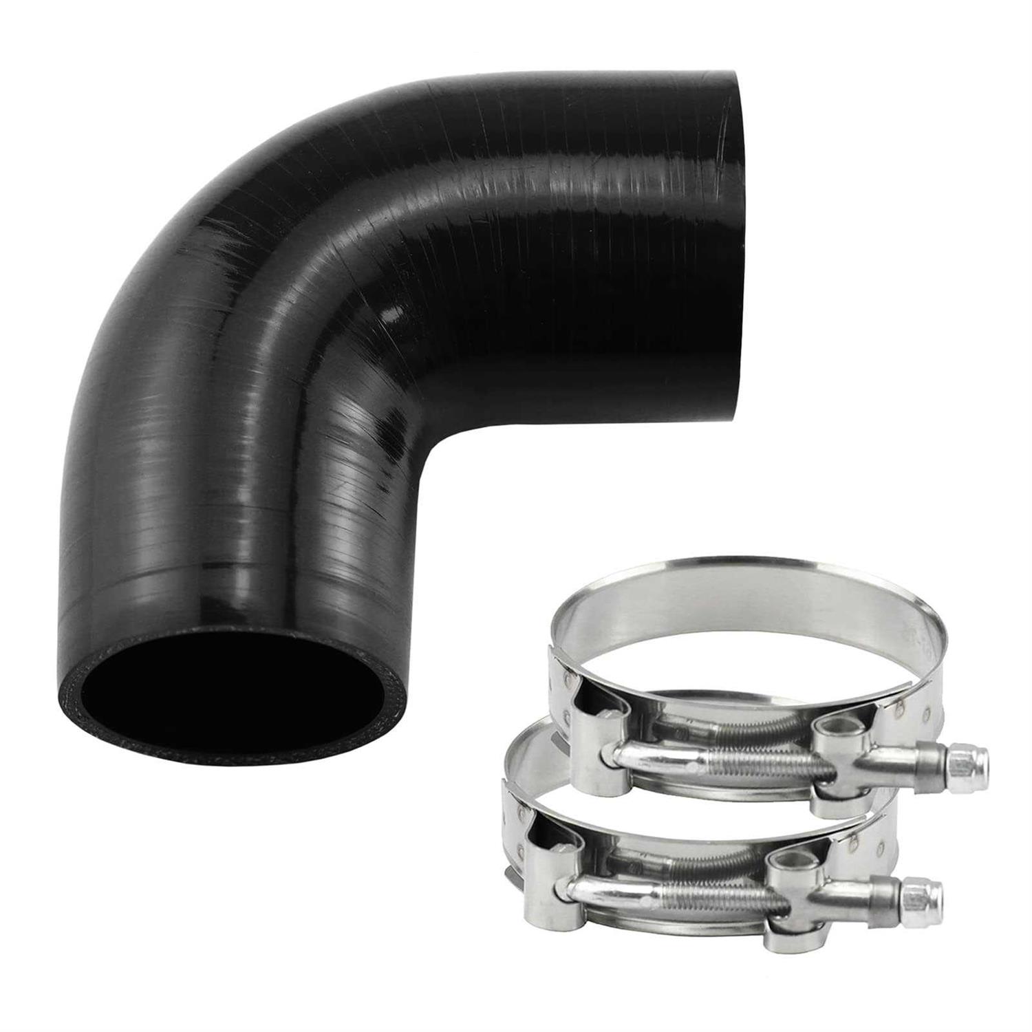 Ucreative 90 Degree Elbow 4-ply High Performance Coupler Silicone Hose For Vehicle With T-Bolt Clamp - Zenithce