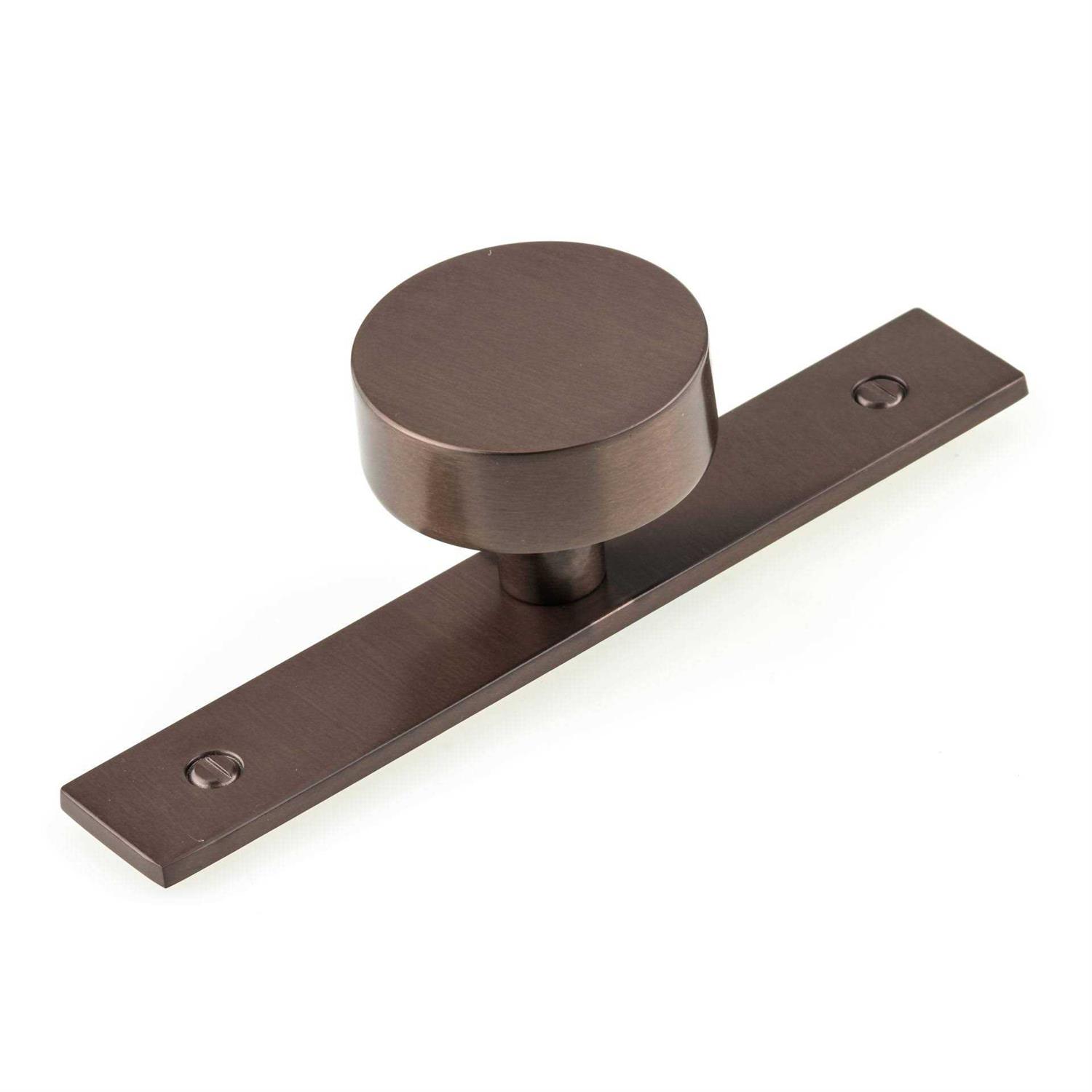 Richelieu Contemporary Knob 1-9/16 D BP229540CHBRZ - Zenithce