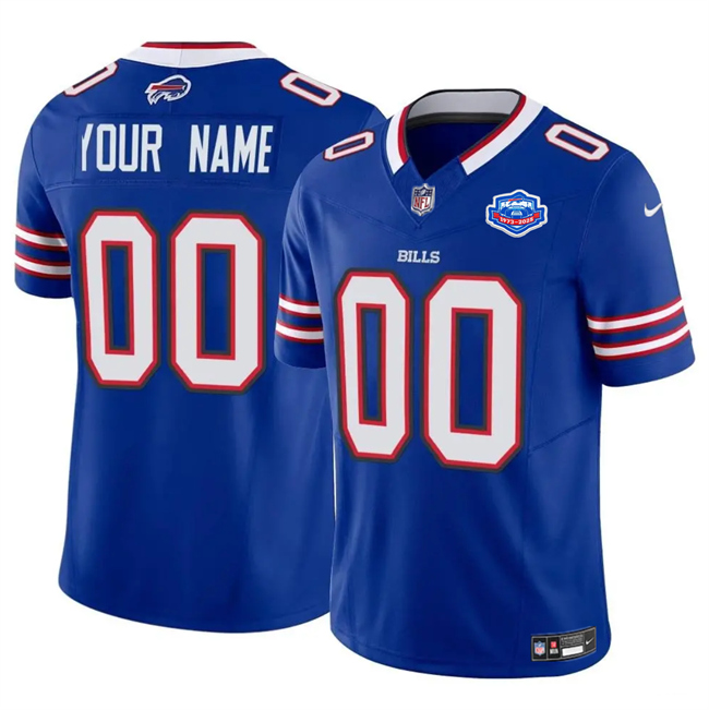 Buffalo Bills Custom Blue 2025 F.U.S.E. With Farewell Patch Vapor Untouchable Limited Stitched Jersey - Zenithce