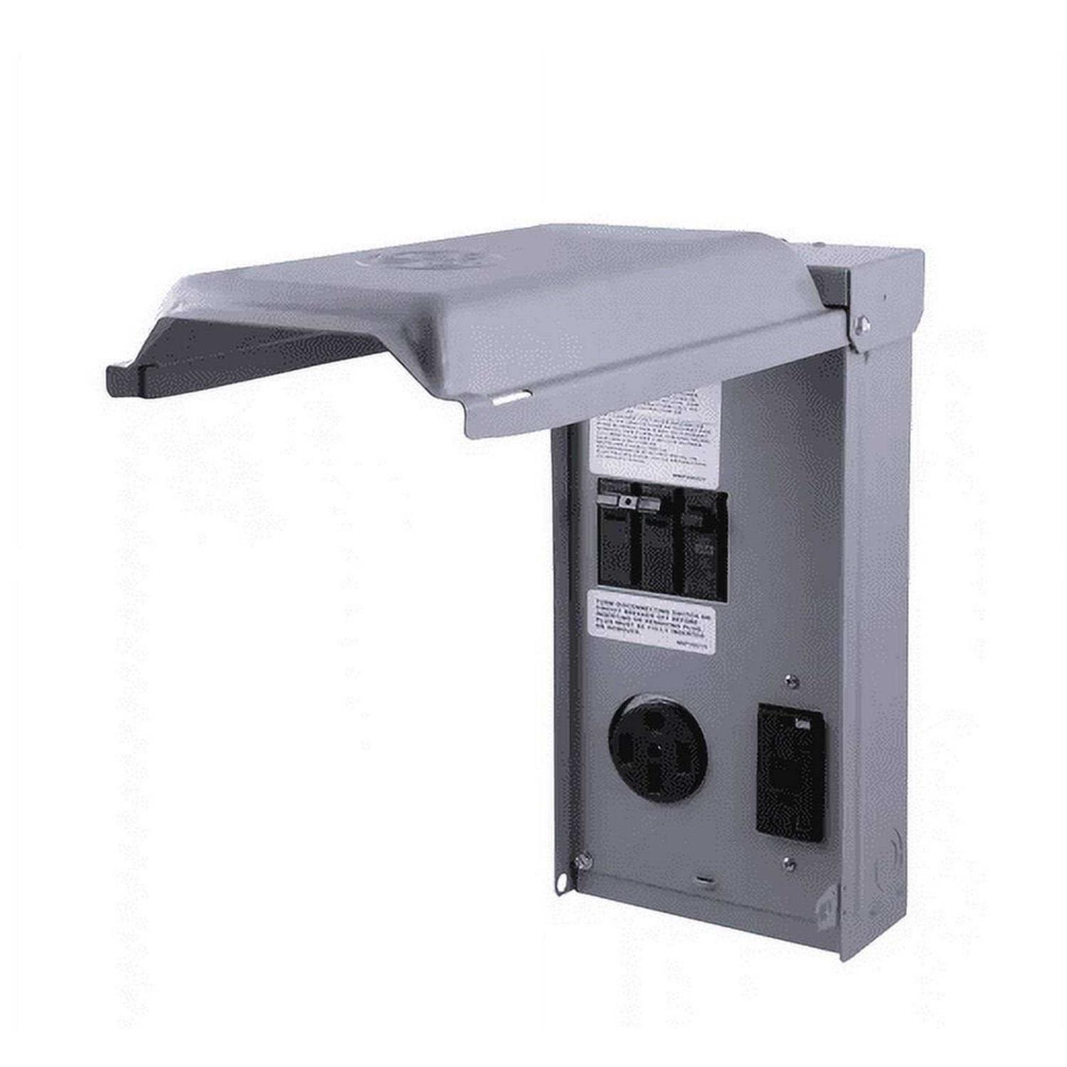 GE RV Pad Mount Pedestal with 50 Amp and 30 Amp RV Receptacles and 20 Amp GFCI Receptacle GE1LU532PS - Zenithce