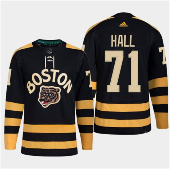 Boston Bruins #71 Taylor Hall Black Classic Primegreen Stitched Jersey - Zenithce