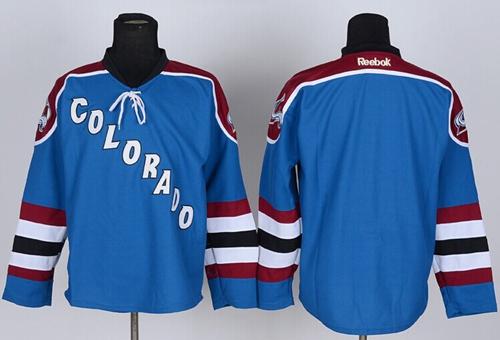 Avalanche Blank Blue Third Stitched Jersey - Zenithce