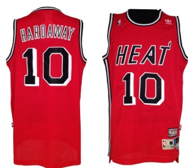 Miami Heat #10 Tim Hardaway Red Swingman Throwback jersey - Zenithce