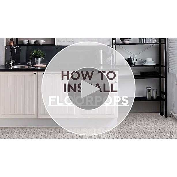 FloorPops Cameron Peel & Stick Floor Tiles - Zenithce