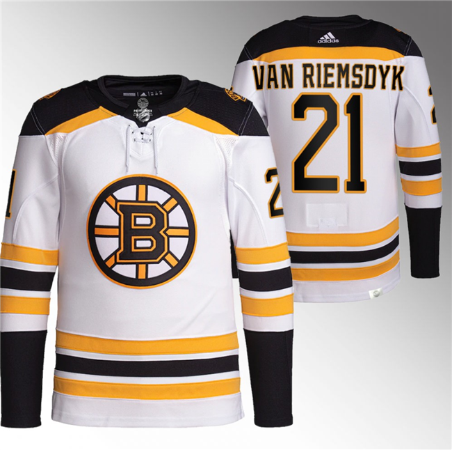 Boston Bruins #21 James Van Riemsdyk White Stitched Jersey - Zenithce