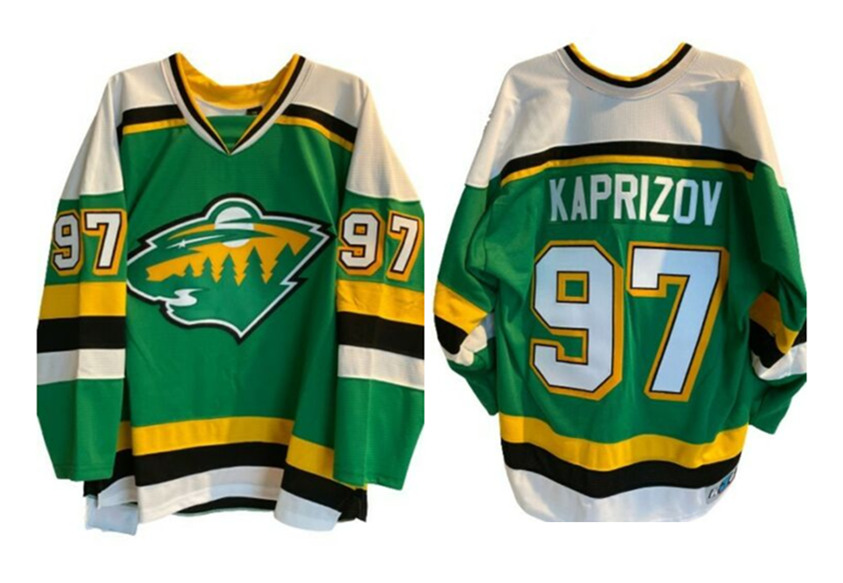 Minnesota Wild #97 Kirill Kaprizov Reverse Retro Stitched Jersey - Zenithce