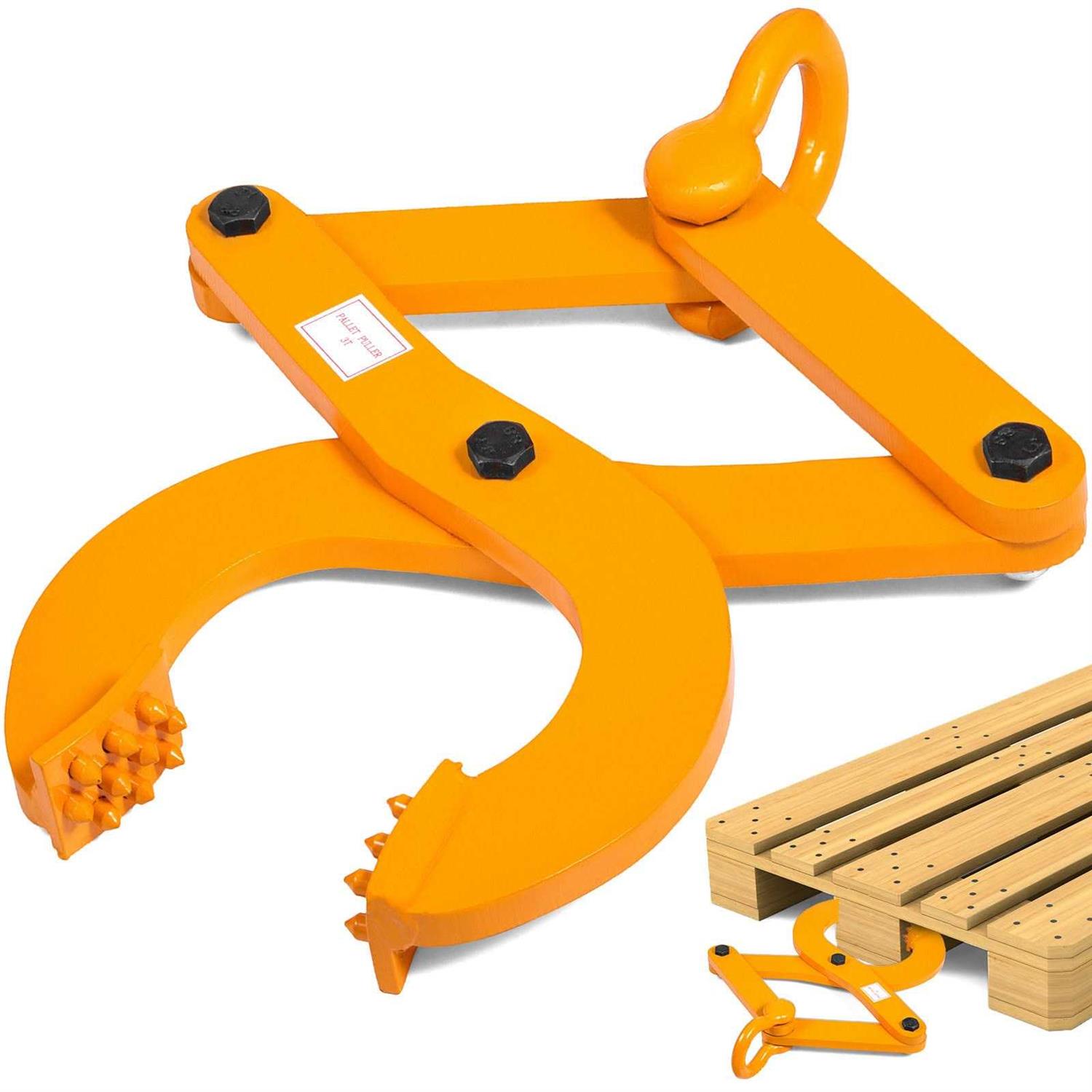 VEVOR 3T/6614lbs Pallet Puller Clamp Single Scissor Sturdy Material Handling Warehouse - Zenithce
