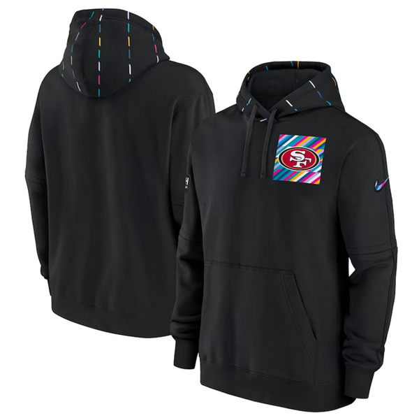 San Francisco 49ers Black 2023 Crucial Catch Club Pullover Hoodie - Zenithce