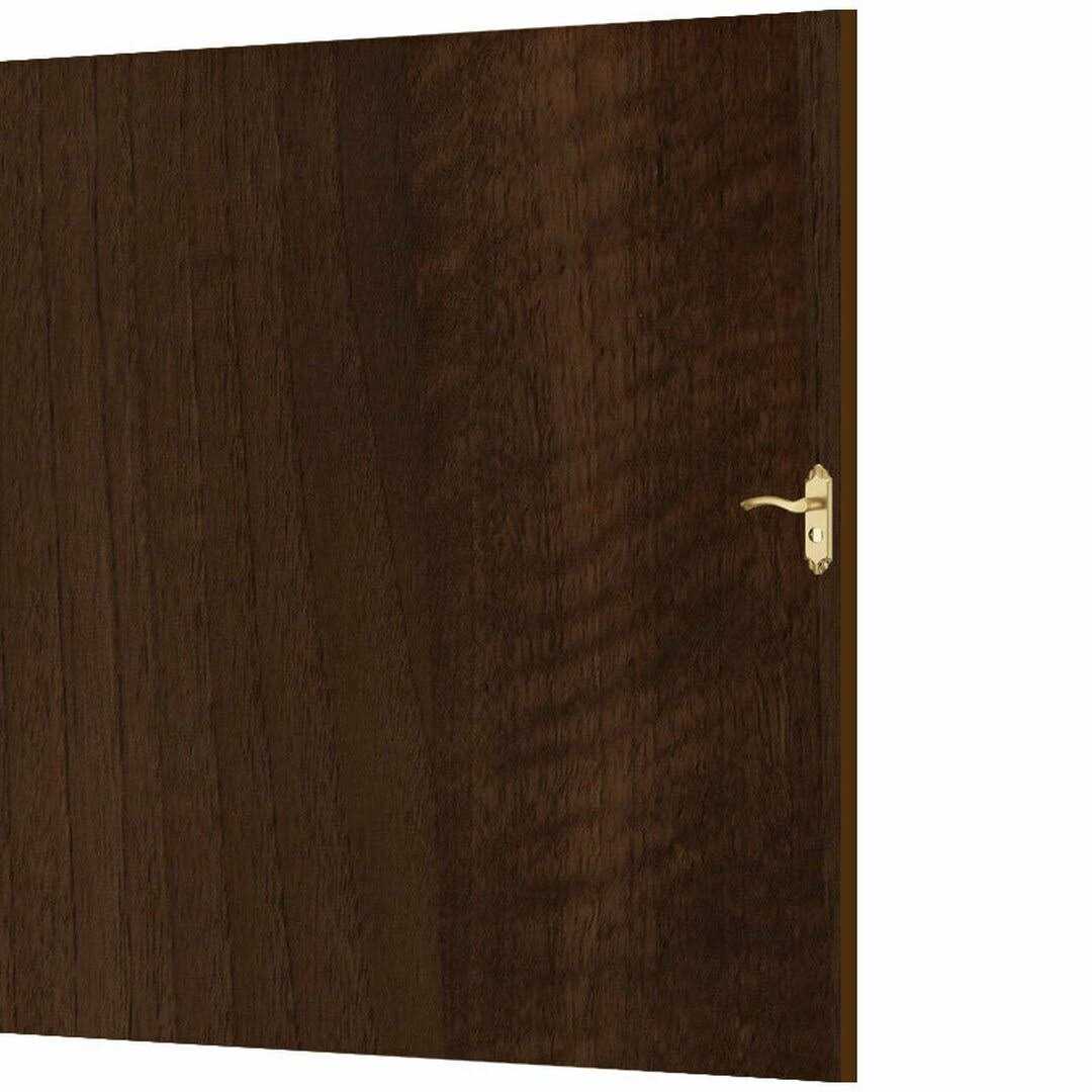 From Plain To Beautiful In Hours Faux Wood Peel and Stick PVC Door Skin - Zenithce