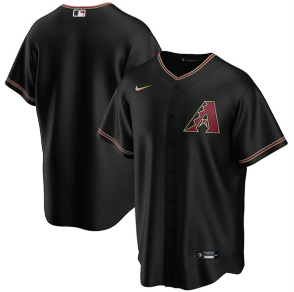 Arizona Diamondbacks Blank Black Cool Base Stitched Jersey - Zenithce