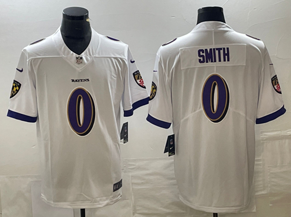 Baltimore Ravens #0 Roquan Smith White Vapor Untouchable Limited Stitched Jersey - Zenithce