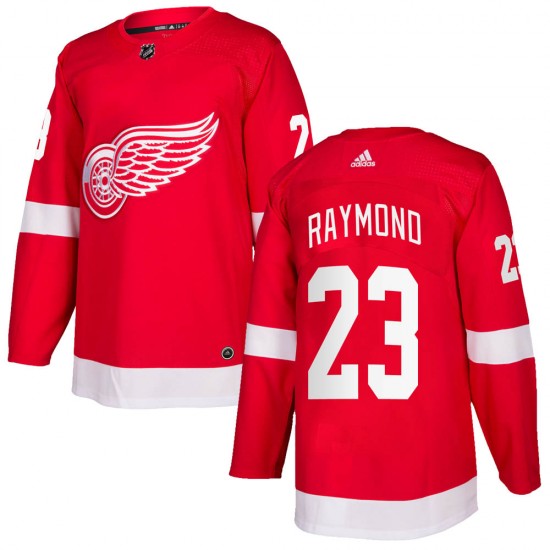 Detroit Red Wings #23 Lucas Raymond Red Stitched Jersey - Zenithce