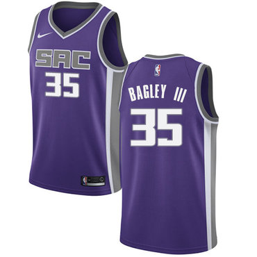 Sacramento Kings #35 Marvin Bagley III Purple Swingman Icon Edition Jersey - Zenithce