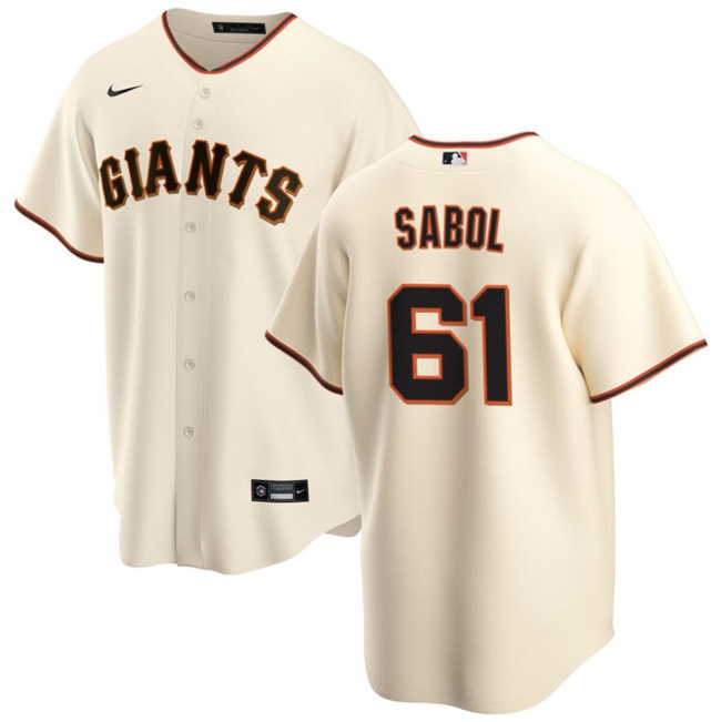San Francisco Giants #61 Blake Sabol Cream Cool Base Stitched Jersey - Zenithce