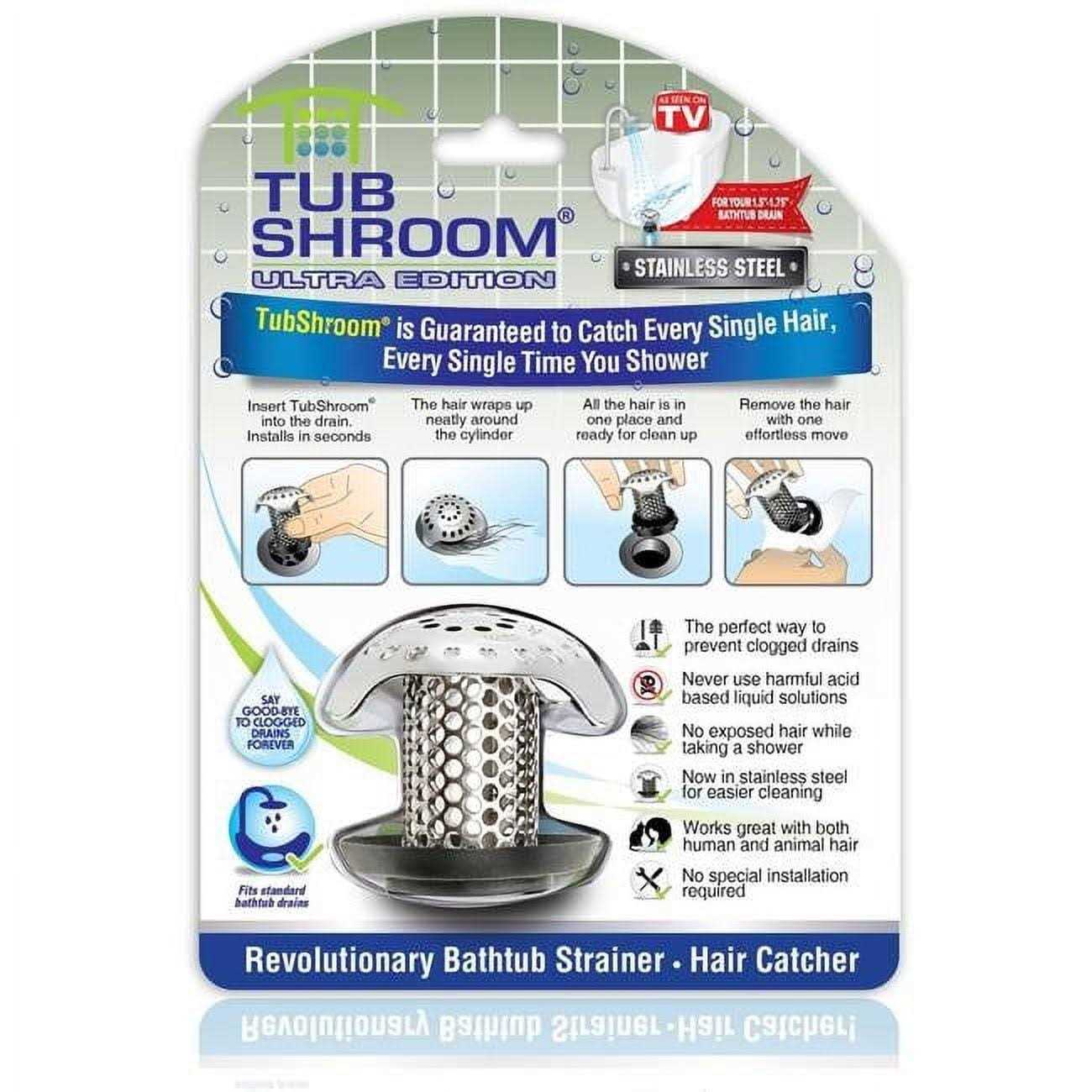 TubShroom Tub/sink Shroom Clear Combo Pack - Zenithce