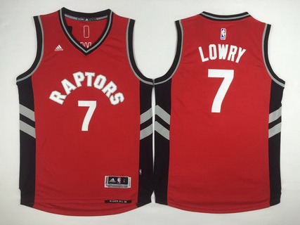 Toronto Raptors #7 Kyle Lowry Revolution 30 Swingman 2014 New Red Jersey - Zenithce