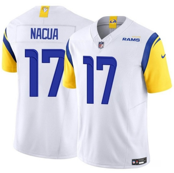 Los Angeles Rams #17 Puka Nacua White 2023 F.U.S.E. Vapor Untouchable Stitched Jersey - Zenithce