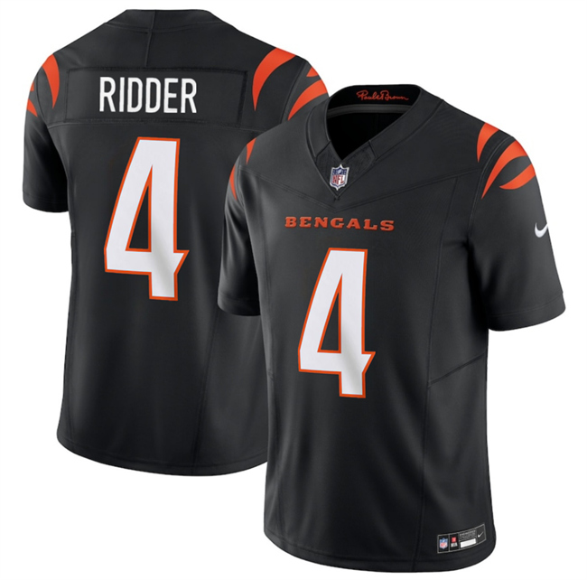 Cincinnati Bengals #4 Desmond Ridder Black 2025 F.U.S.E. Vapor Untouchable Limited Football Stitched Jersey - Zenithce