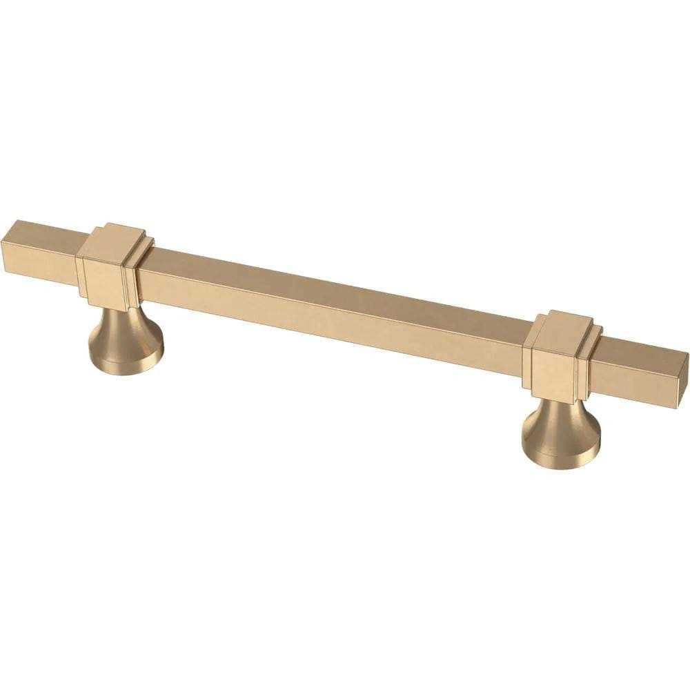 Liberty Stepped Square Adjusta-Pull 1-3/8 to 4 in. Matte Adjustable Cabinet Drawer Pull - Zenithce