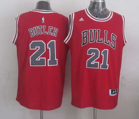 Chicago Bulls #21 Jimmy Butler Revolution 30 Swingman 2014 New Red Jersey - Zenithce