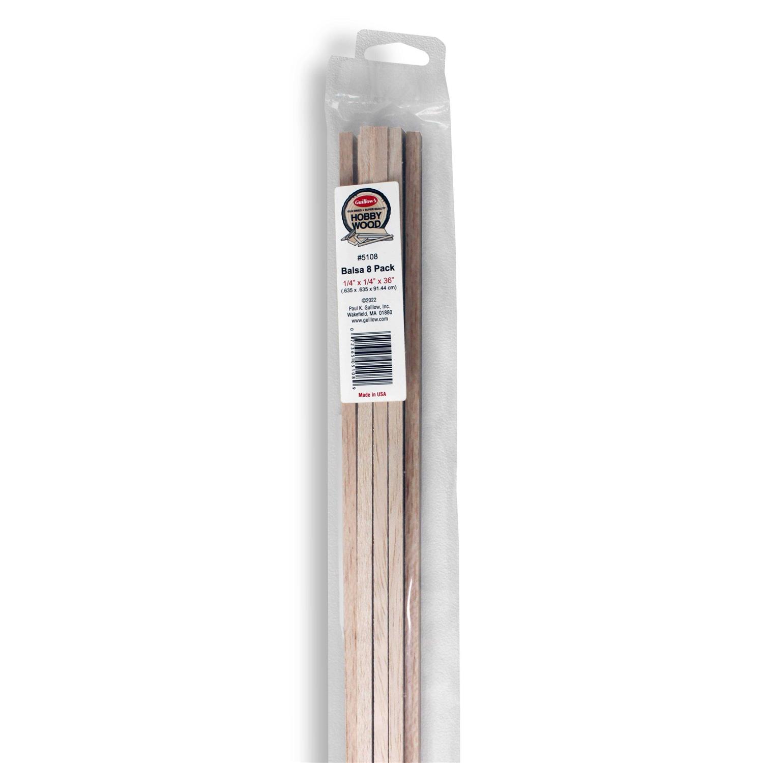 Guillow’s Balsa Wood Square Dowels - Zenithce