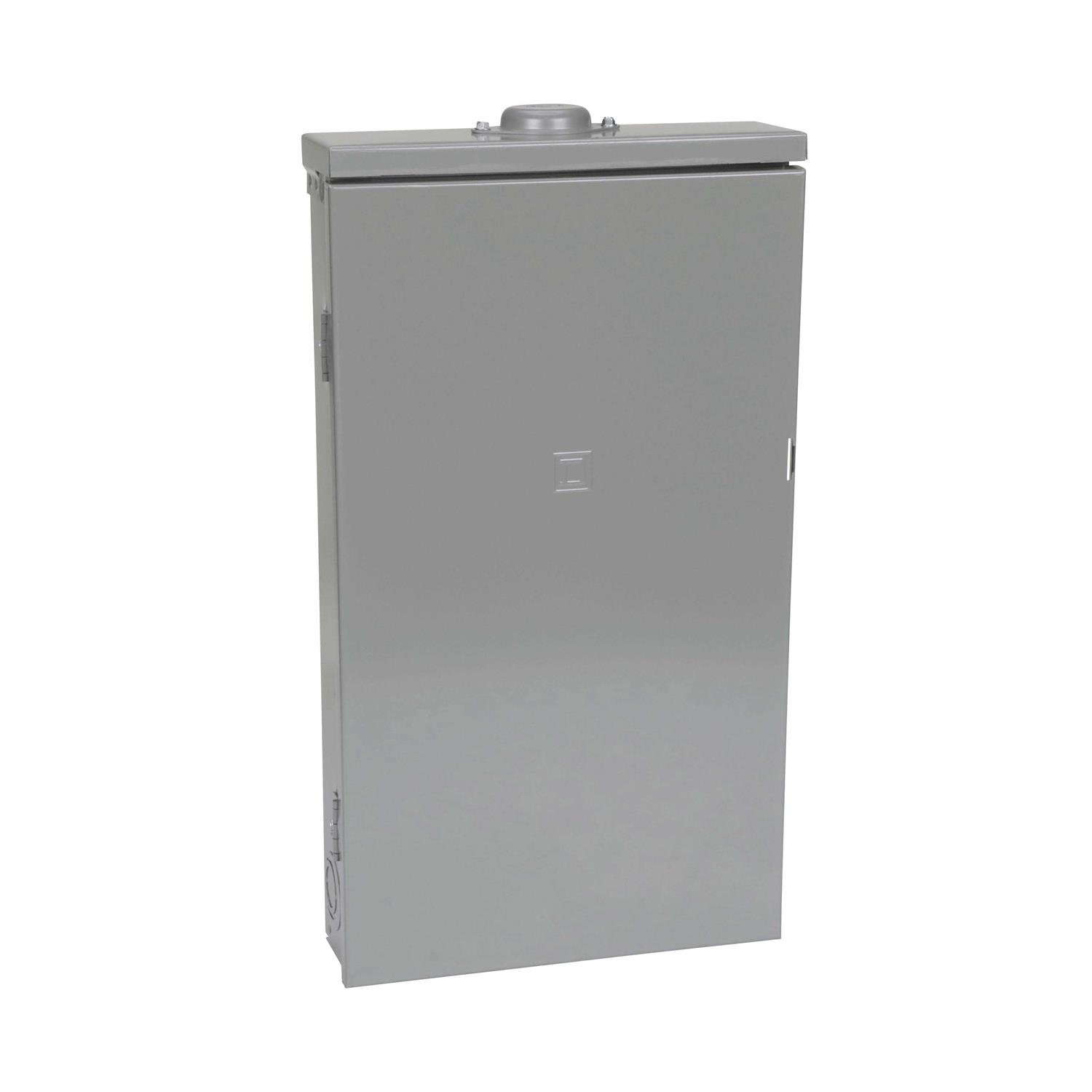 Square D Homeline 200 Amp 8-Space 16-Circuit Outdoor Ringless Overhead/Underground Main Breaker CSED Bundle with 2 in. A Hub - Zenithce