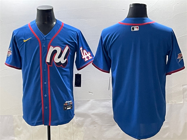National League Los Angeles Dodgers Blank Blue 2025 All-Star Edition Limited Stitched Jersey - Zenithce