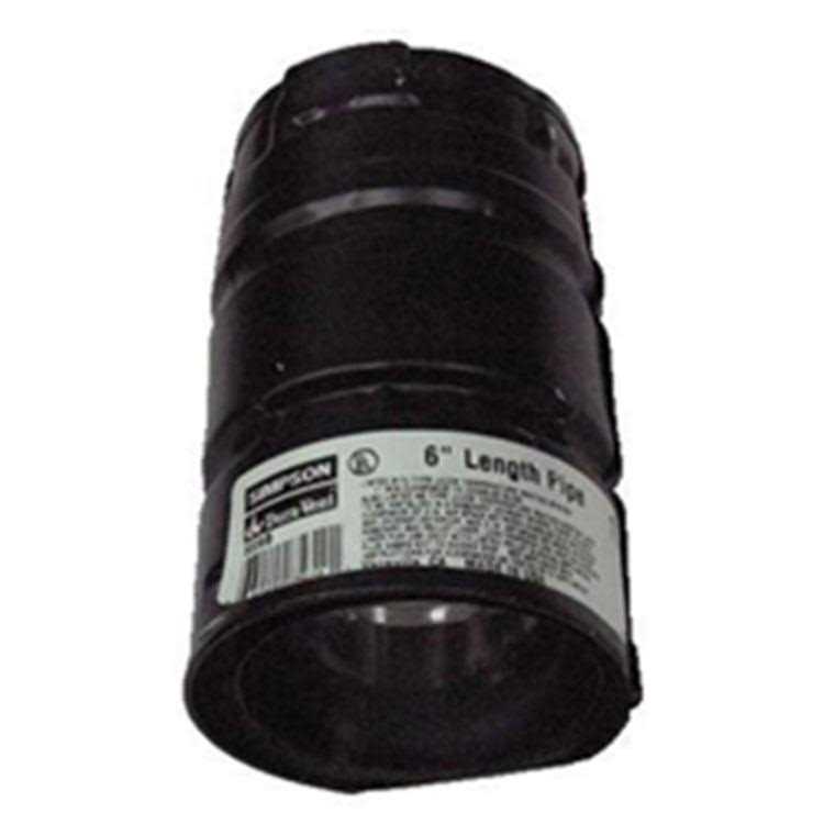 DuraVent PelletVent 3 Inch Diameter Black Vent Pipe - Zenithce