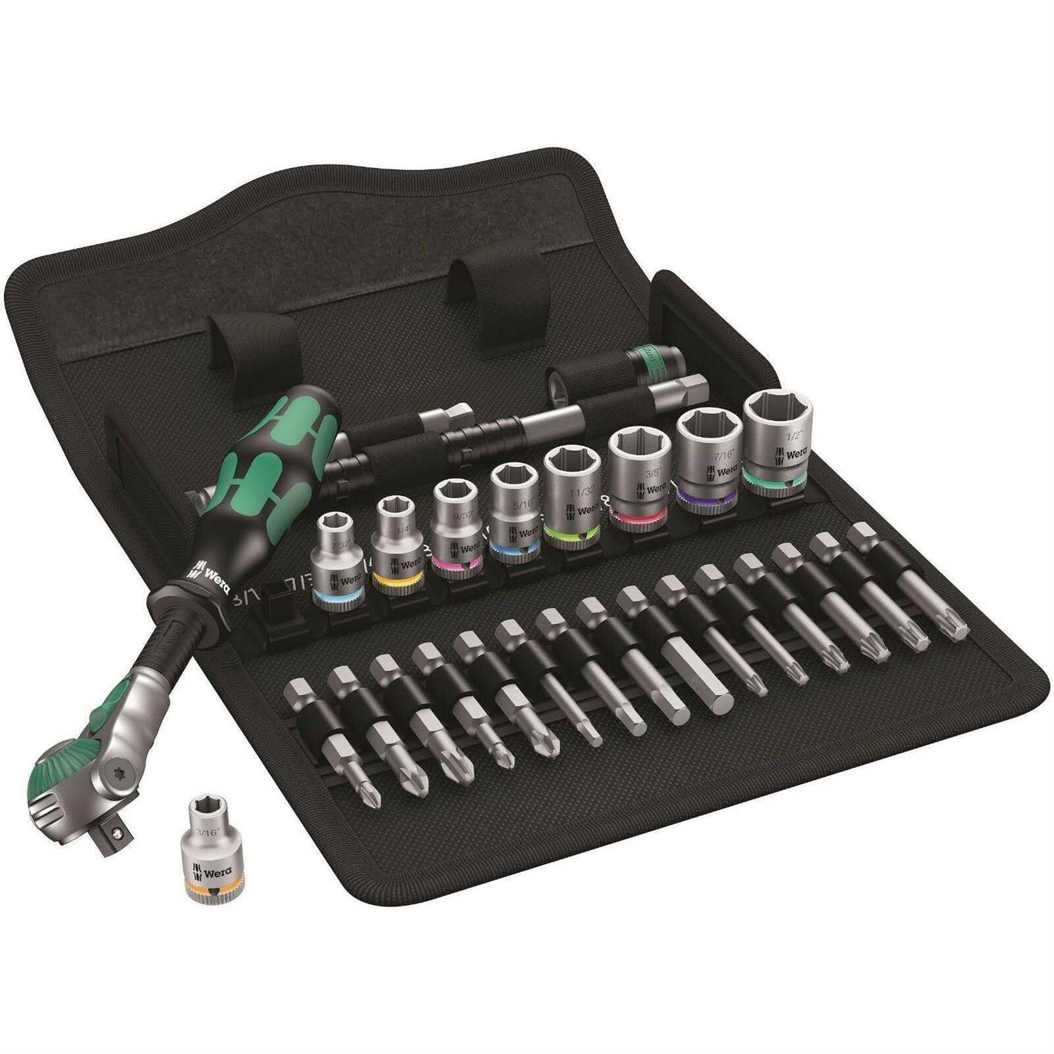 Wera 8001 A Zyklop Mini 1 Bit Ratchet 05073230001 - Zenithce