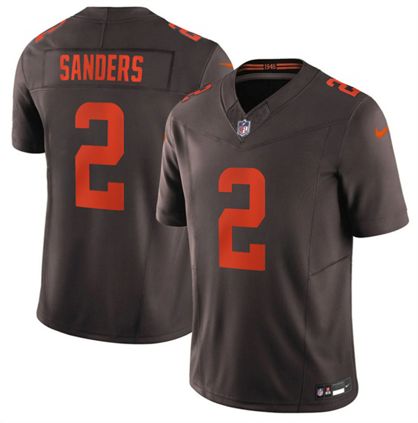 Cleveland Browns #2 Shedeur Sanders Brown 2026 F.U.S.E. 'Alpha Dawg Edition' Vapor Limited Stitched Jersey - Zenithce