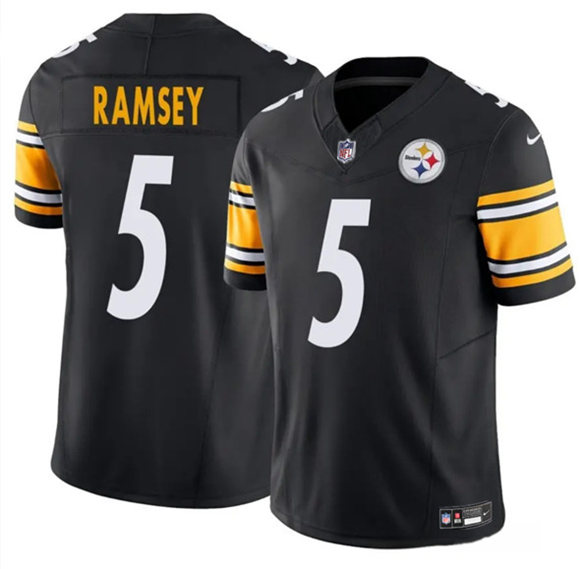 Pittsburgh Steelers #5 Jalen Ramsey Black 2025 F.U.S.E. Vapor Untouchable Limited Football Stitched Jersey - Zenithce