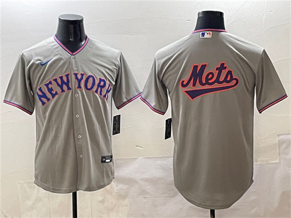 New York Mets Blank Gray 2025 Limited Stitched Jersey - Zenithce