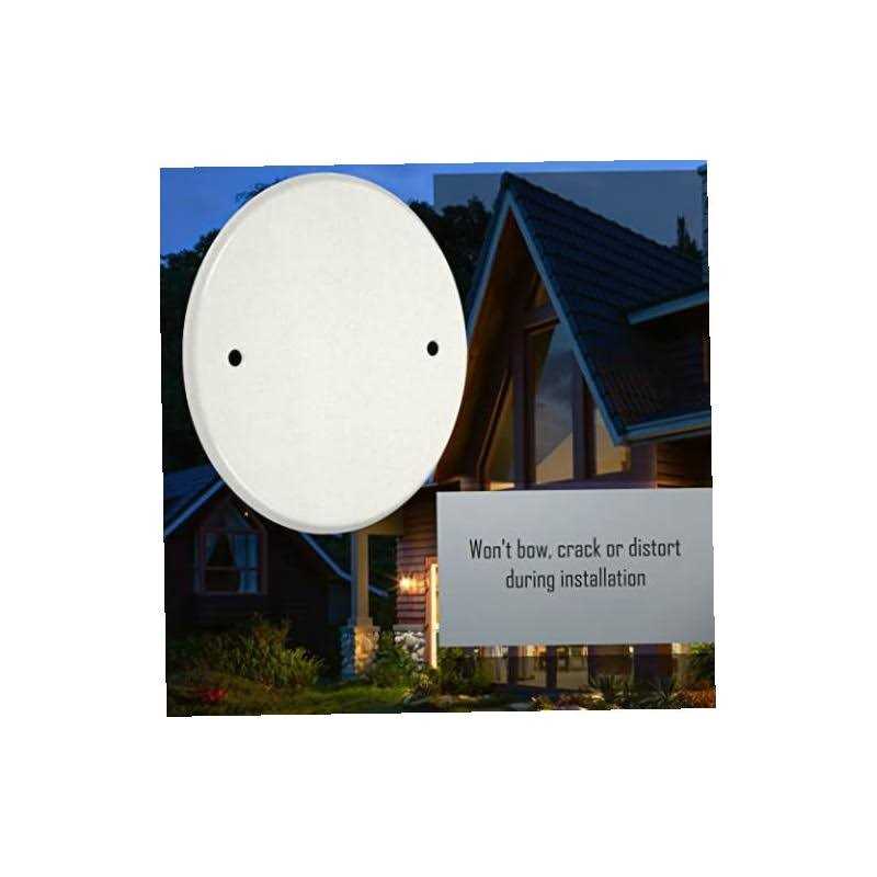 Taymac LPB3400 Flat Round Blank Plate Metallic 5 4-Inch. Box Mount - Zenithce