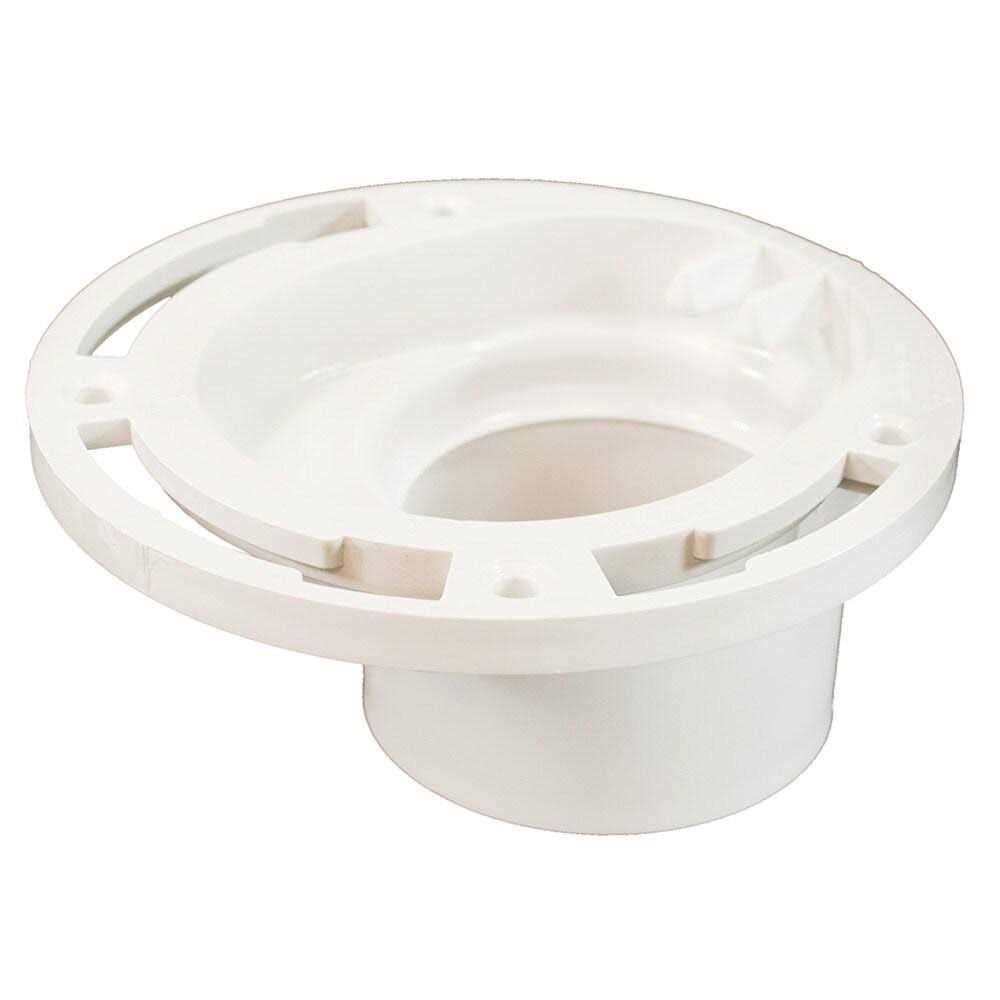 Jones Stephens C50308 3 PVC Closet Flange with Long Barrel - Zenithce