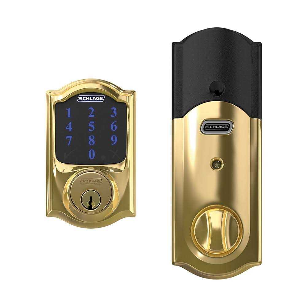 Schlage BE469NX-CAM Connect Camelot Touchscreen Electronic Deadbolt - Zenithce