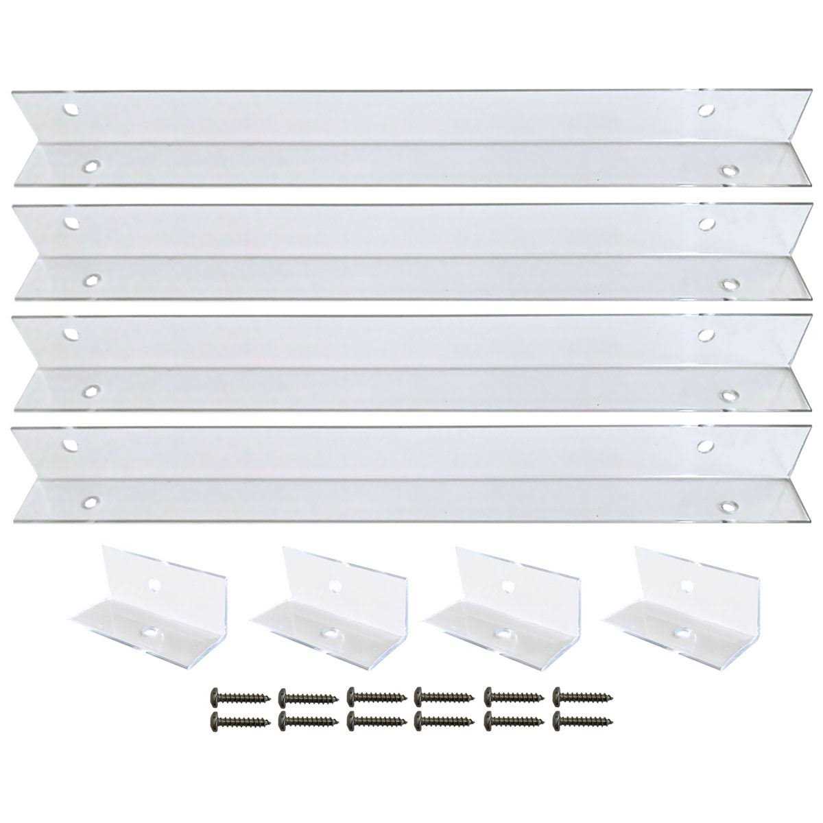 Wide Shutters Clear Polycarbonate Mounting Brackets Ekena Millwork Shutter width - Zenithce