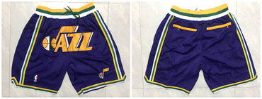 Jazz Purple Just Don Mesh Shorts - Zenithce