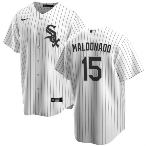 Chicago White Sox #15 Martín Maldonado White Cool Base Stitched Jersey - Zenithce