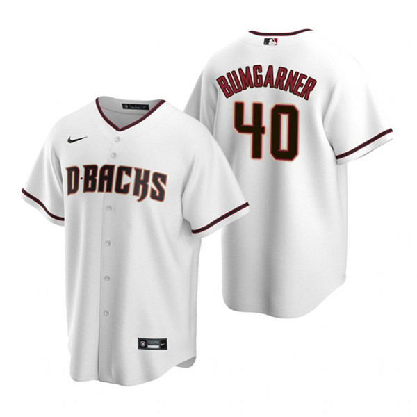 Arizona Diamondbacks #40 Madison Bumgarner White Cool Base Stitched Jersey - Zenithce