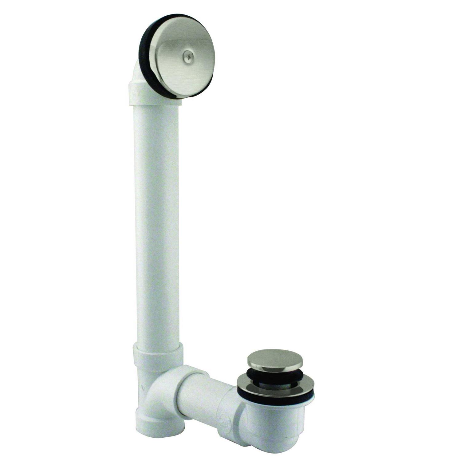 Westbrass Tip-Toe Sch. 40 PVC Bath Waste with One-Hole Elbow D49321 - Zenithce