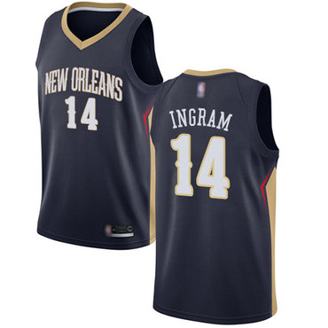 Pelicans #14 Brandon Ingram Navy Swingman Icon Edition Jersey - Zenithce