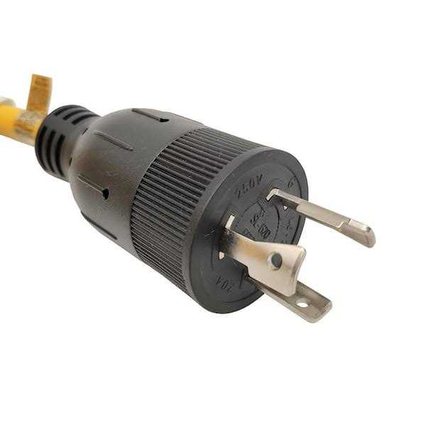 Parkworld NEMA L6-20 Extension Cord Locking 3-Prong - Zenithce