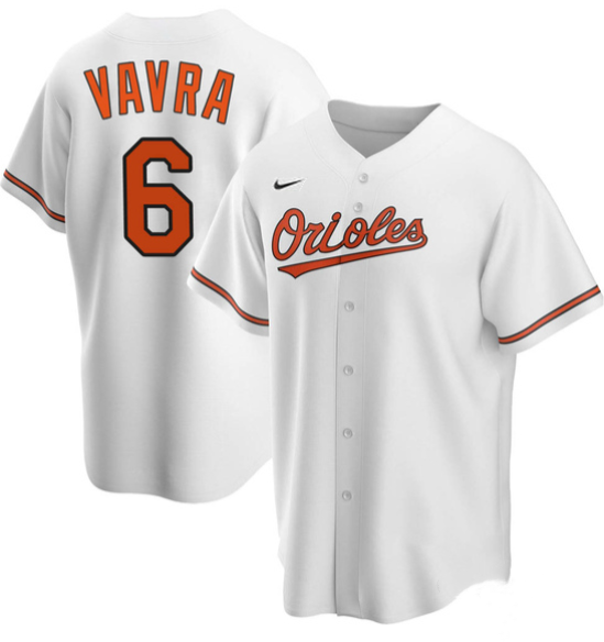 Baltimore Orioles #6 Terrin Vavra White Cool Base Stitched Jersey - Zenithce