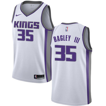 Sacramento Kings #35 Marvin Bagley III White Swingman Association Edition Jersey - Zenithce