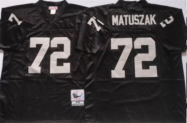 Las Vegas Raiders #72 John Matuszak Black Limited Stitched Jersey - Zenithce